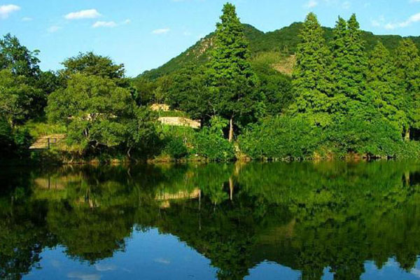 黄龙湖森林公园黄龙湖为岭南奇景,湖水晶莹碧透,湖面狭长.